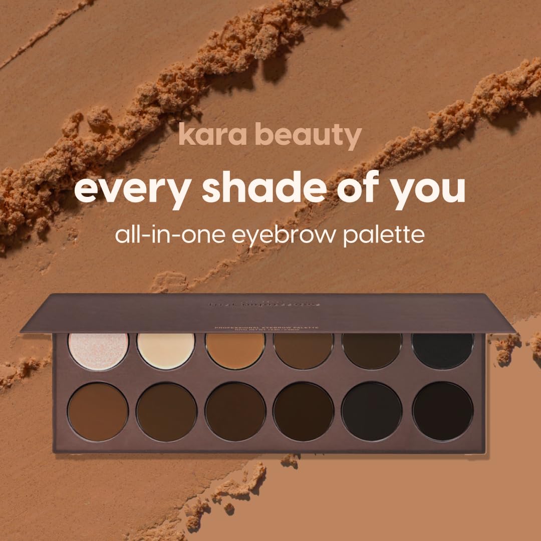 Kara Beauty close-up of pomade and powder texture for easy blending