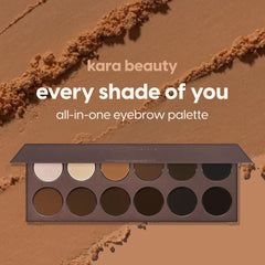 Kara Beauty close-up of pomade and powder texture for easy blending