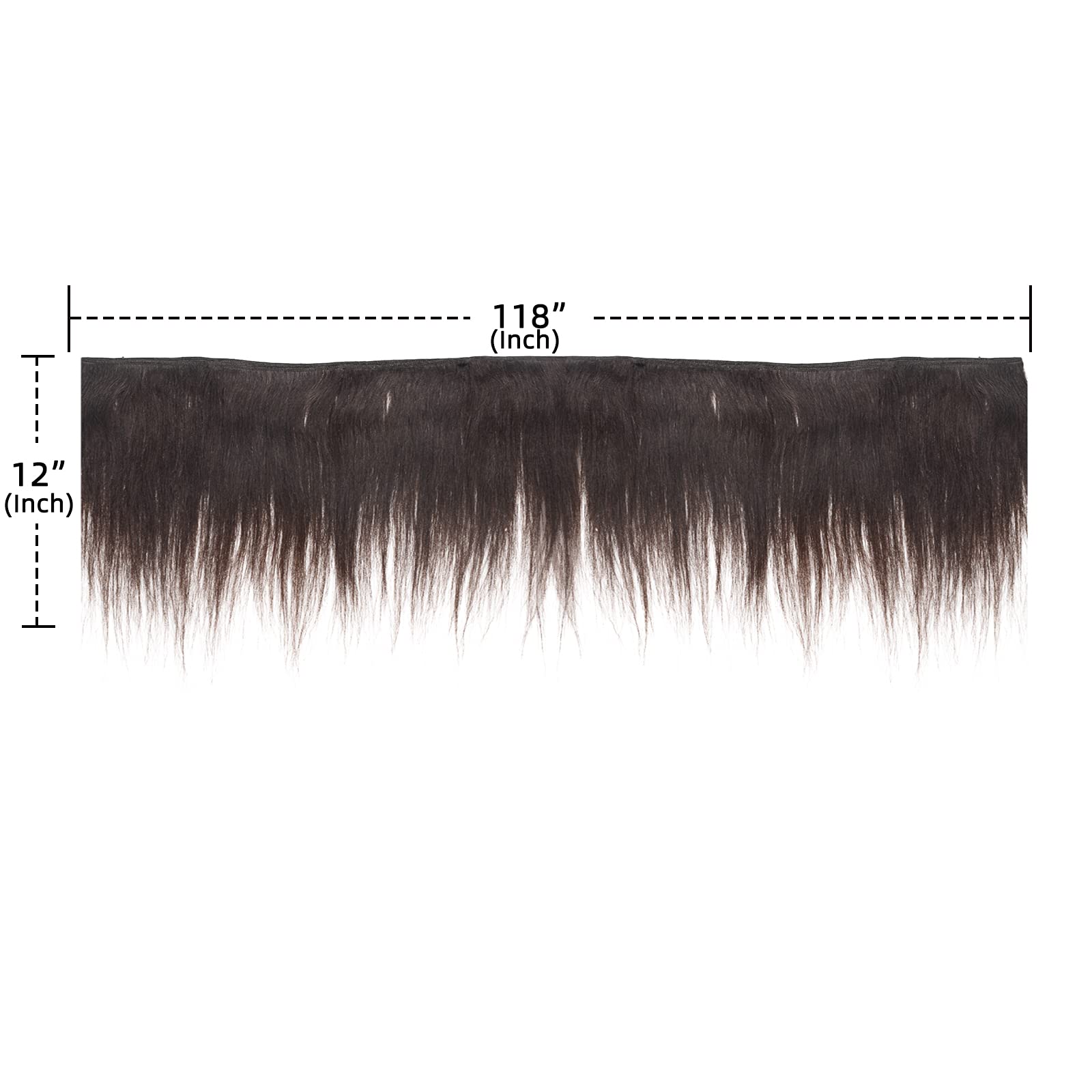 KARA HAIR FASHIONISTA texture close-up of Yaky strands demonstrating natural density and manageable softness