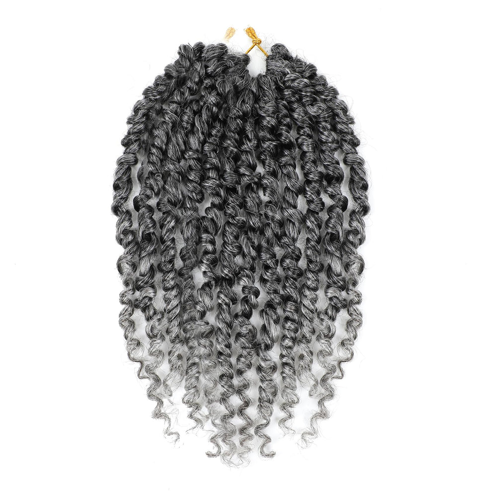 Karida ombre transition and twist tips showing natural-looking color depth