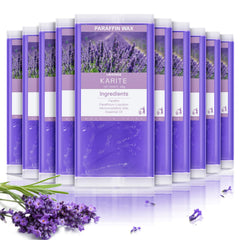 KARITE front packaging showing lavender wax refills and clear labeling for easy selection