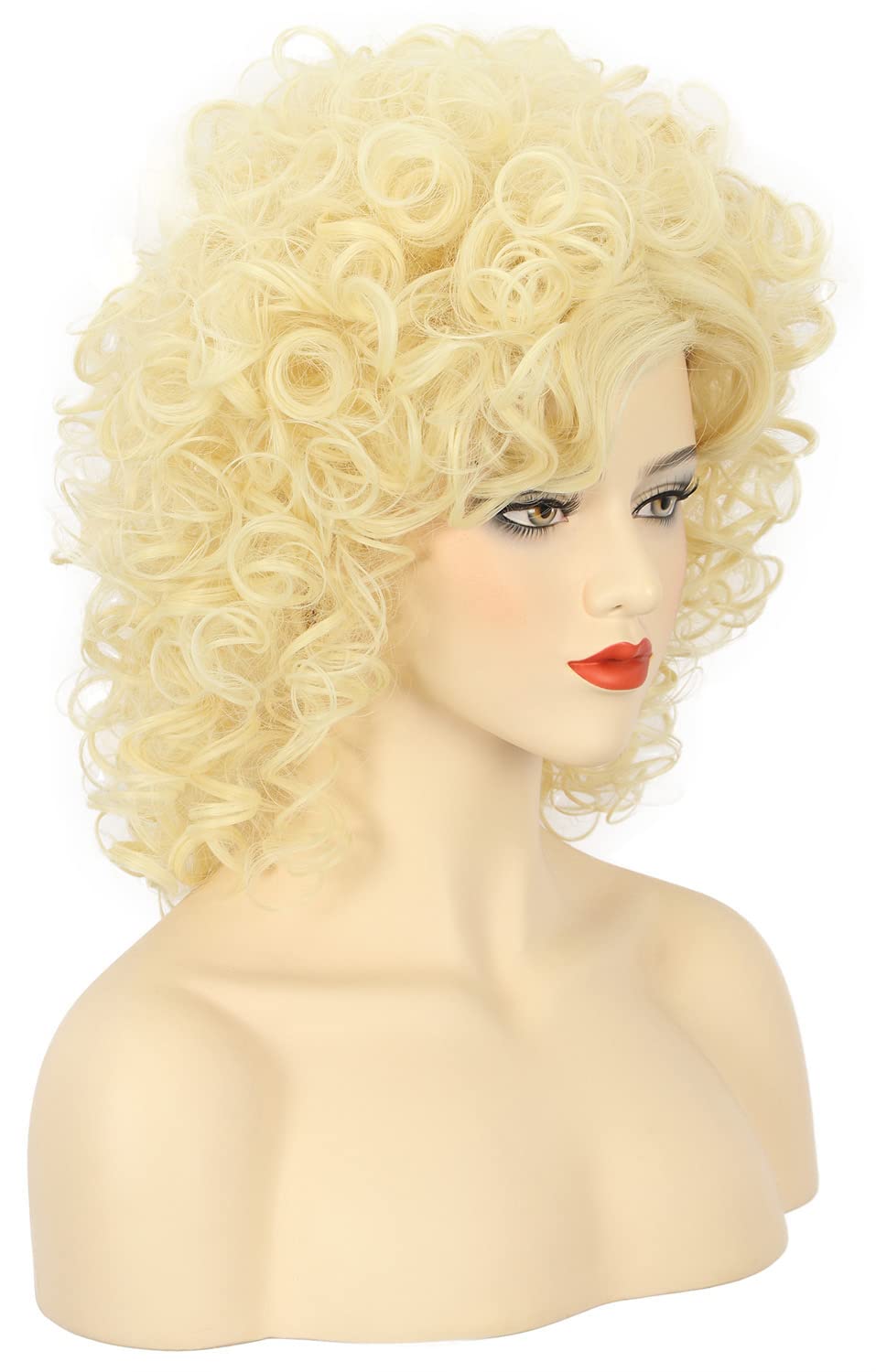 karlery profile shot emphasizing retro curl detail for authentic vintage styling