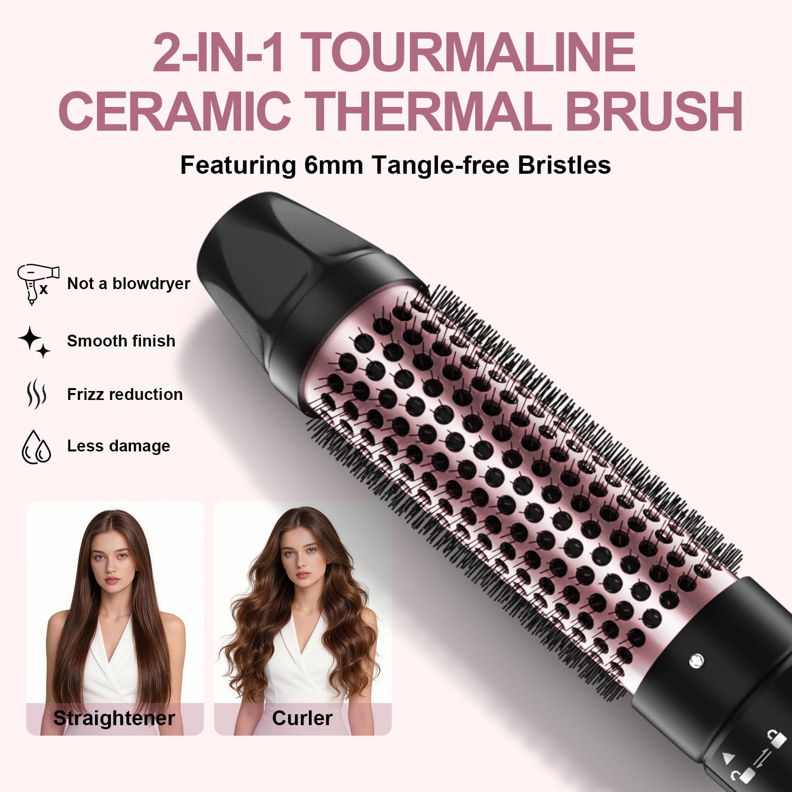Karrong 1.25 inch barrel producing voluminous long-lasting curls