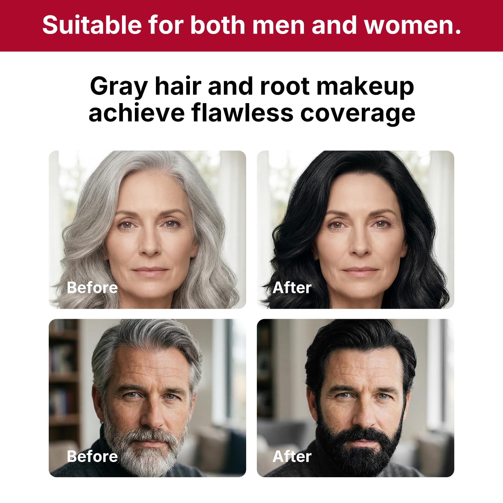 Karseell hair after color showing natural shine and conditioned look benefit