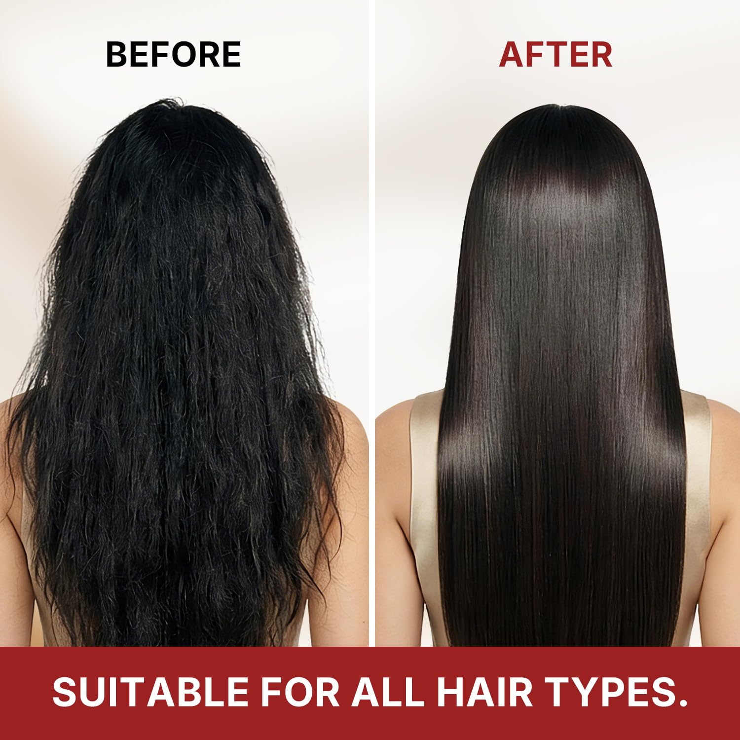 Karseell applied to mid-lengths and ends for detangling benefit