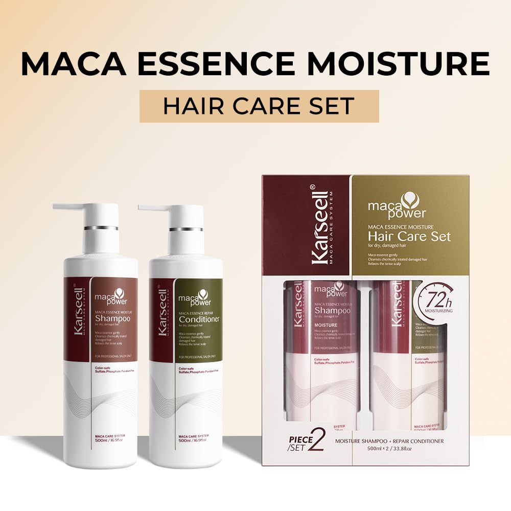 Karseell bottle label close-up highlighting ingredients and salon-grade formulation benefits