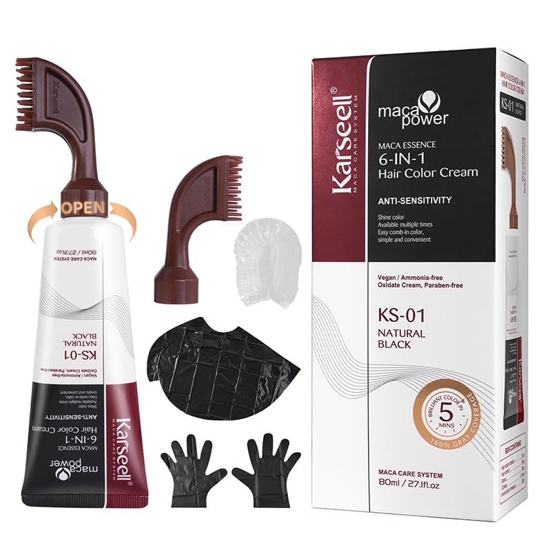 Karseell front packaging showing product and black shade benefit coverage