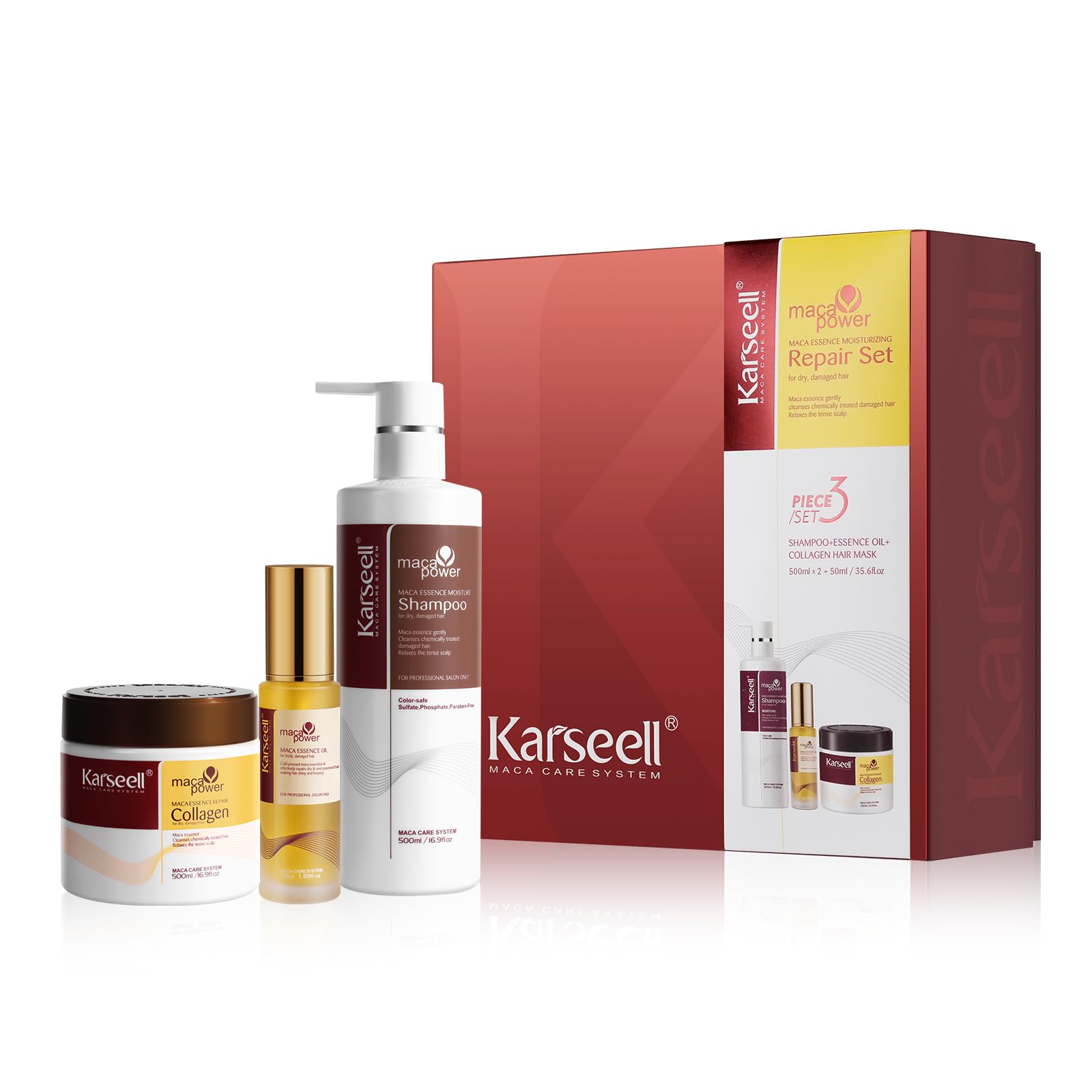 Karseell front packaging showing full repair set and clear benefit
