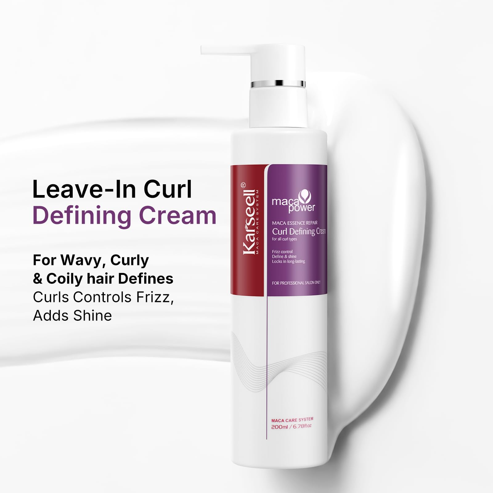 Karseell close-up cream texture illustrating smooth, non-greasy formula