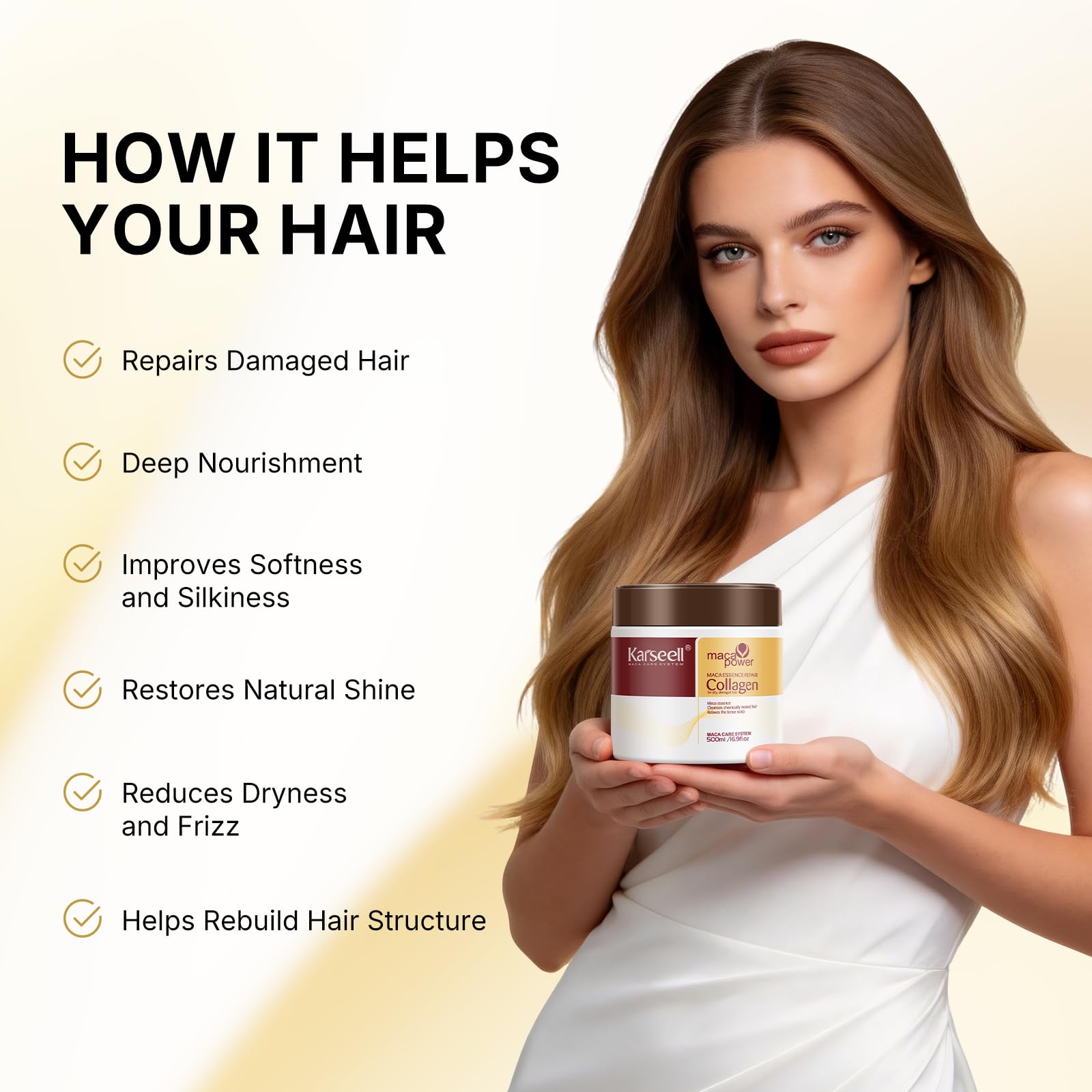 Karseell rich cream texture close-up for intense moisture benefit