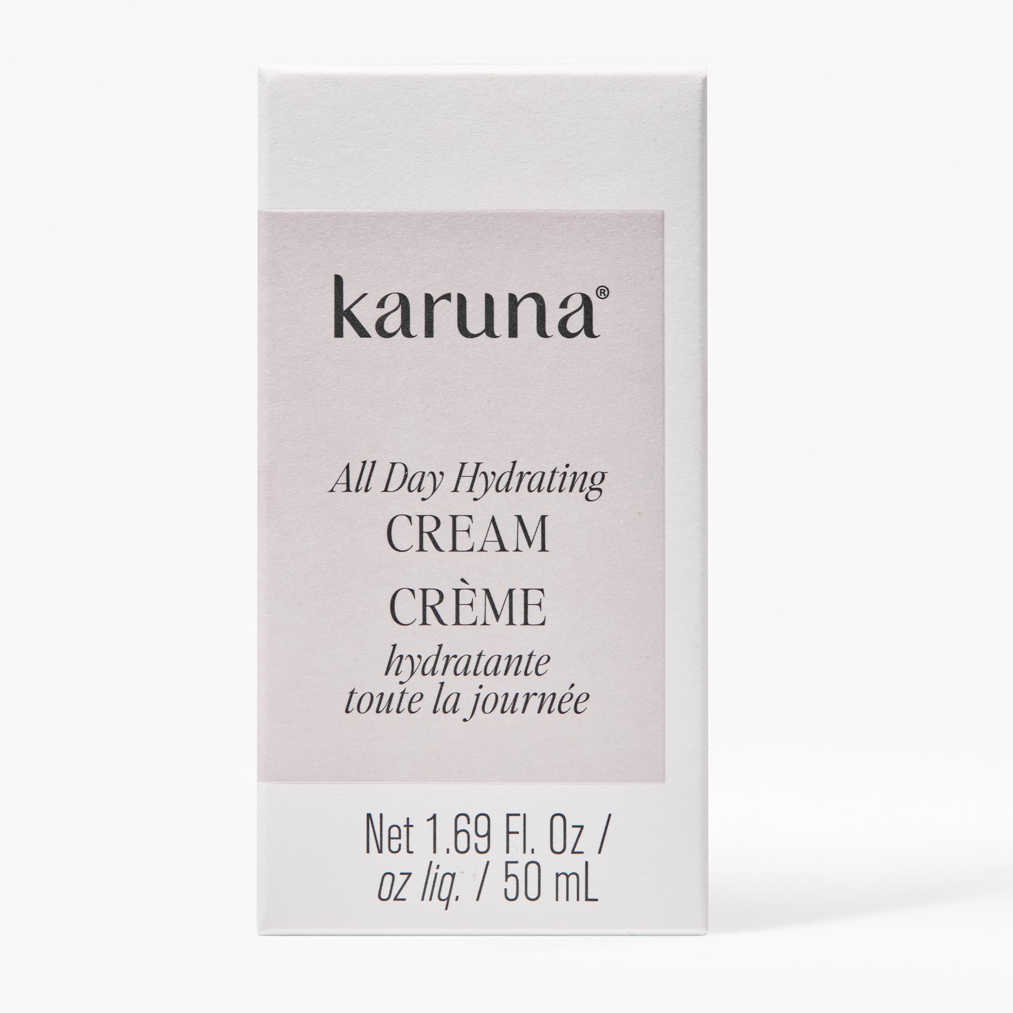 Karuna label detail emphasizing clean K-Beauty formulation