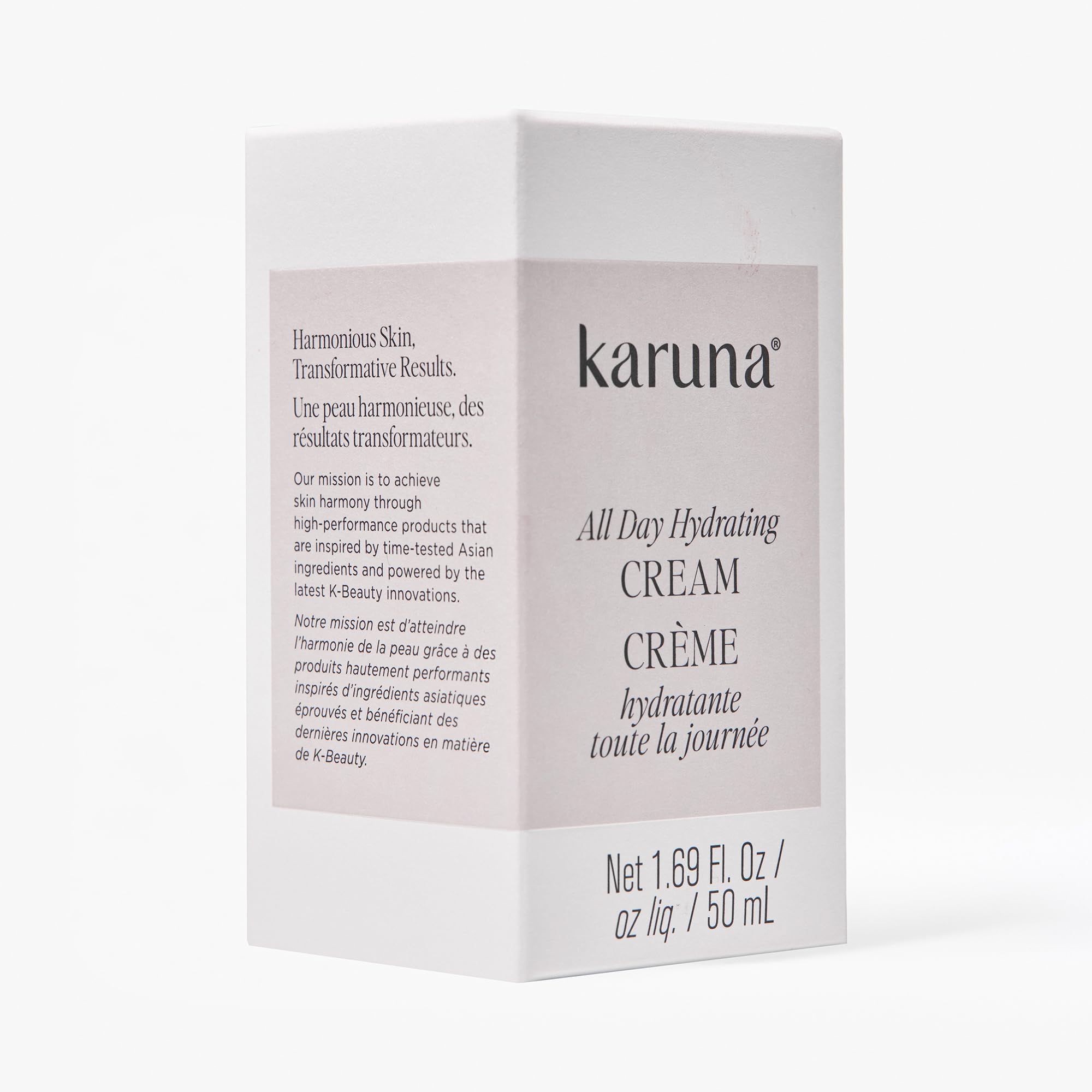 Karuna morning routine flatlay illustrating layering under makeup