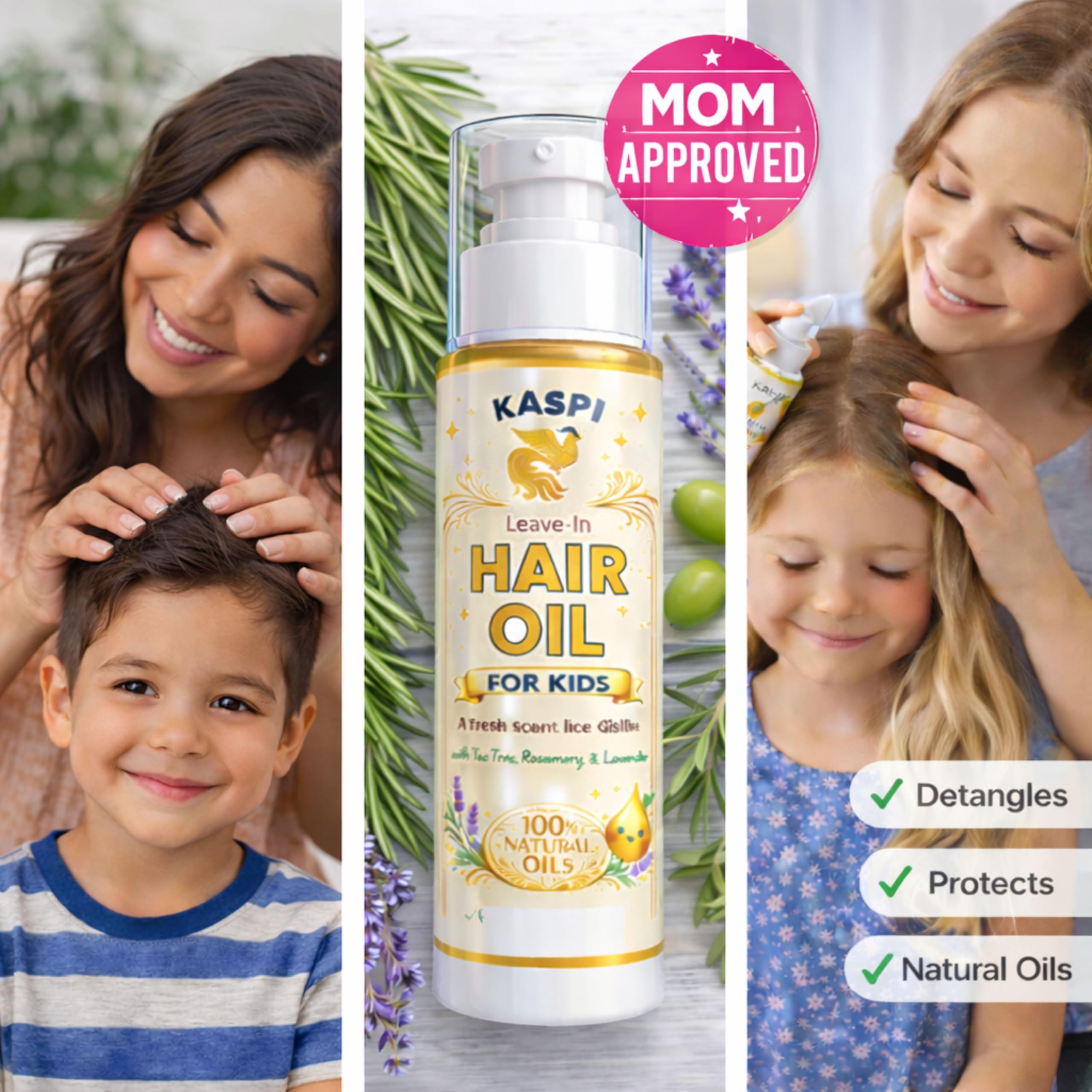 Kaspi texture on hand highlights lightweight oil feel and quick absorption