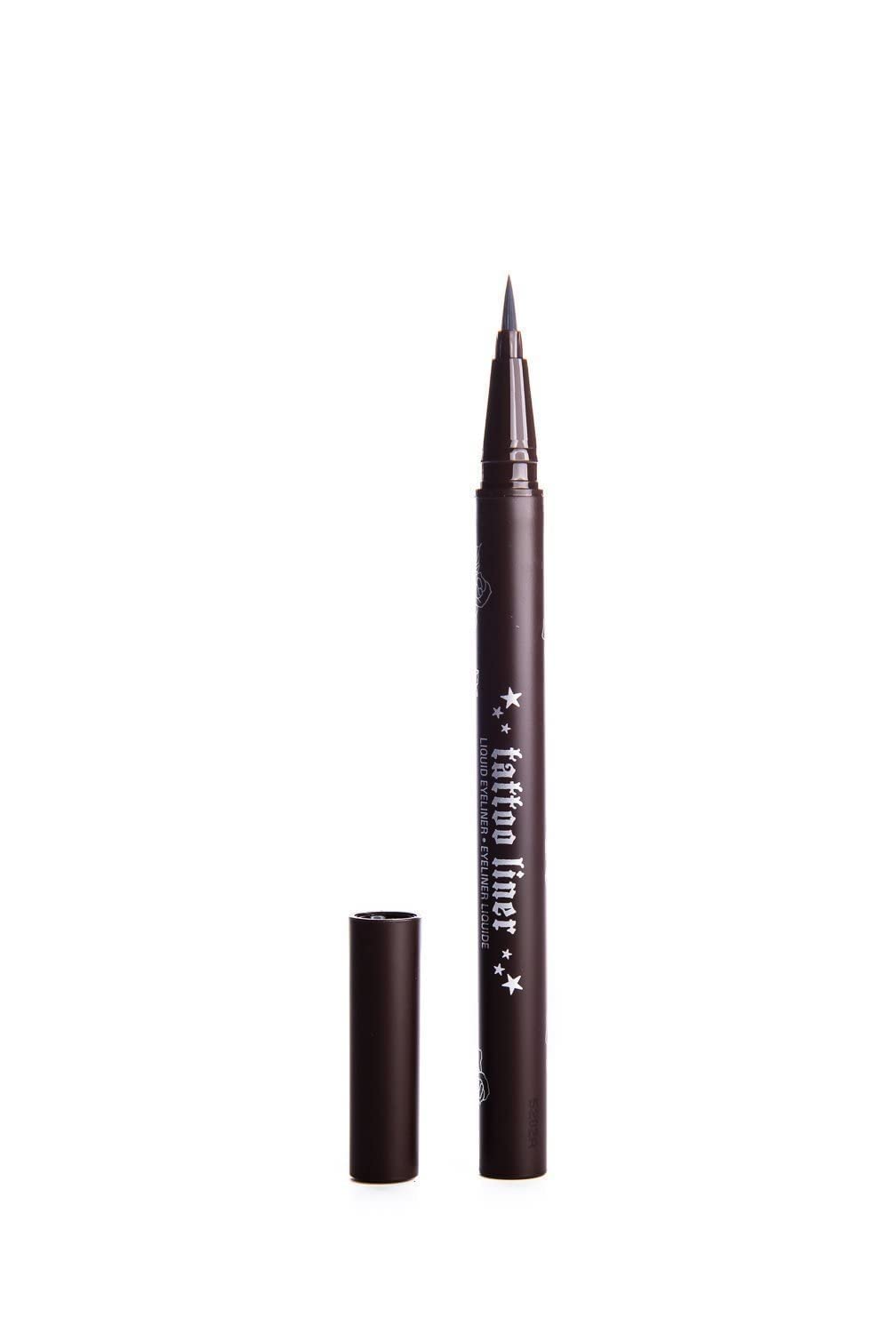 Kat Von D close-up of sharpened tip emphasizing smooth precise application
