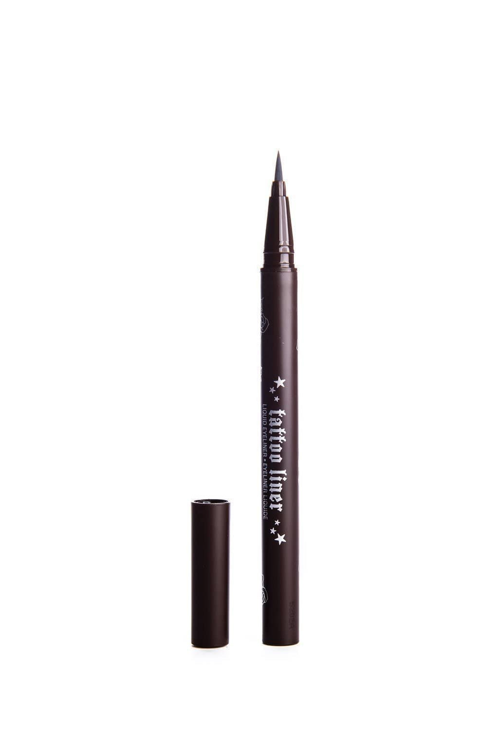 Kat Von D close-up of sharpened tip emphasizing smooth precise application