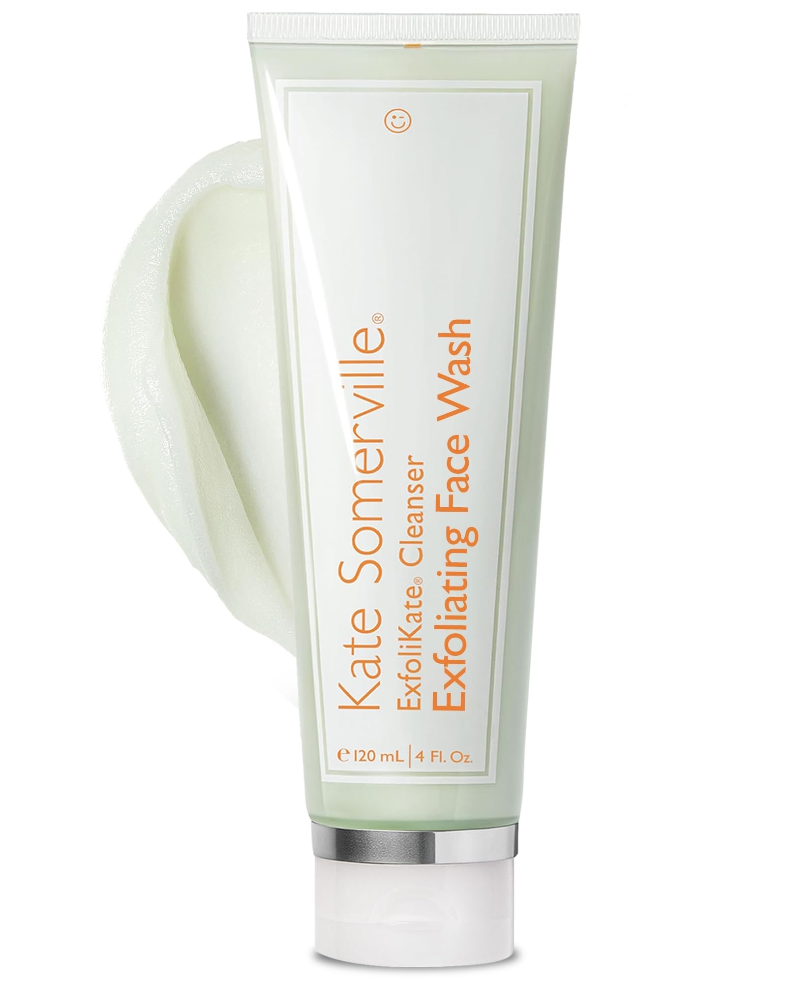 Kate Somerville cleanser front pump showing clean design and easy dispensing benefit