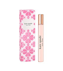 kate spade new york close-up of bottle texture highlighting spray nozzle and elegant glass finish