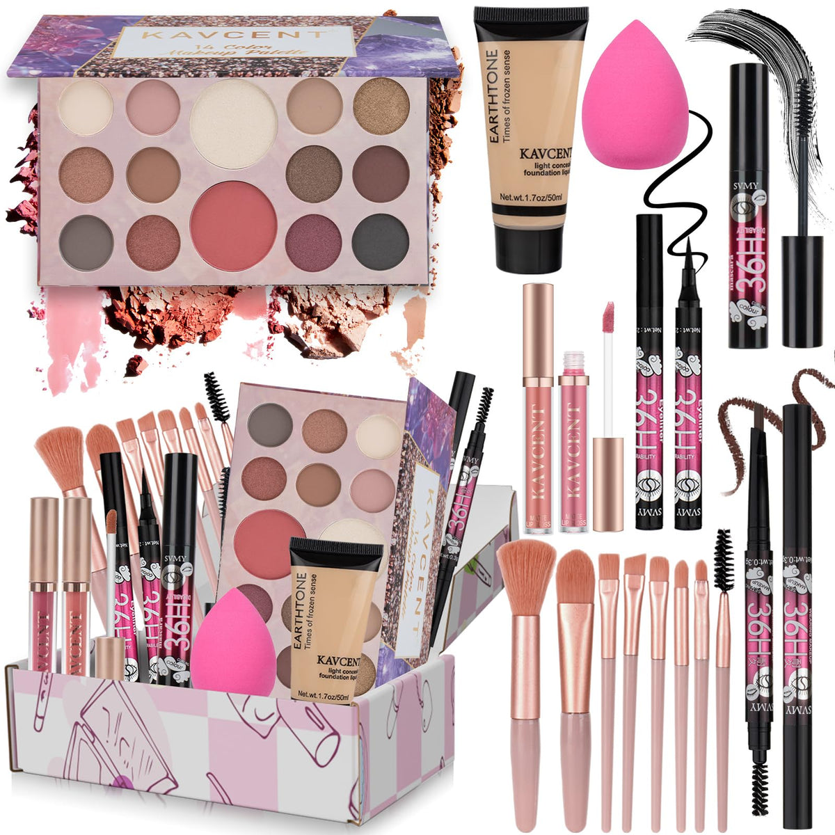 KAVCENT front packaging view showing organized kit and easy gifting benefit