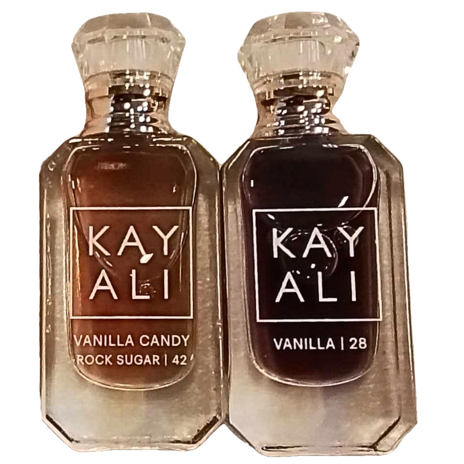 KAYALI Vanilla Candy Rock Sugar 42 close-up highlighting sugary notes and playful charm
