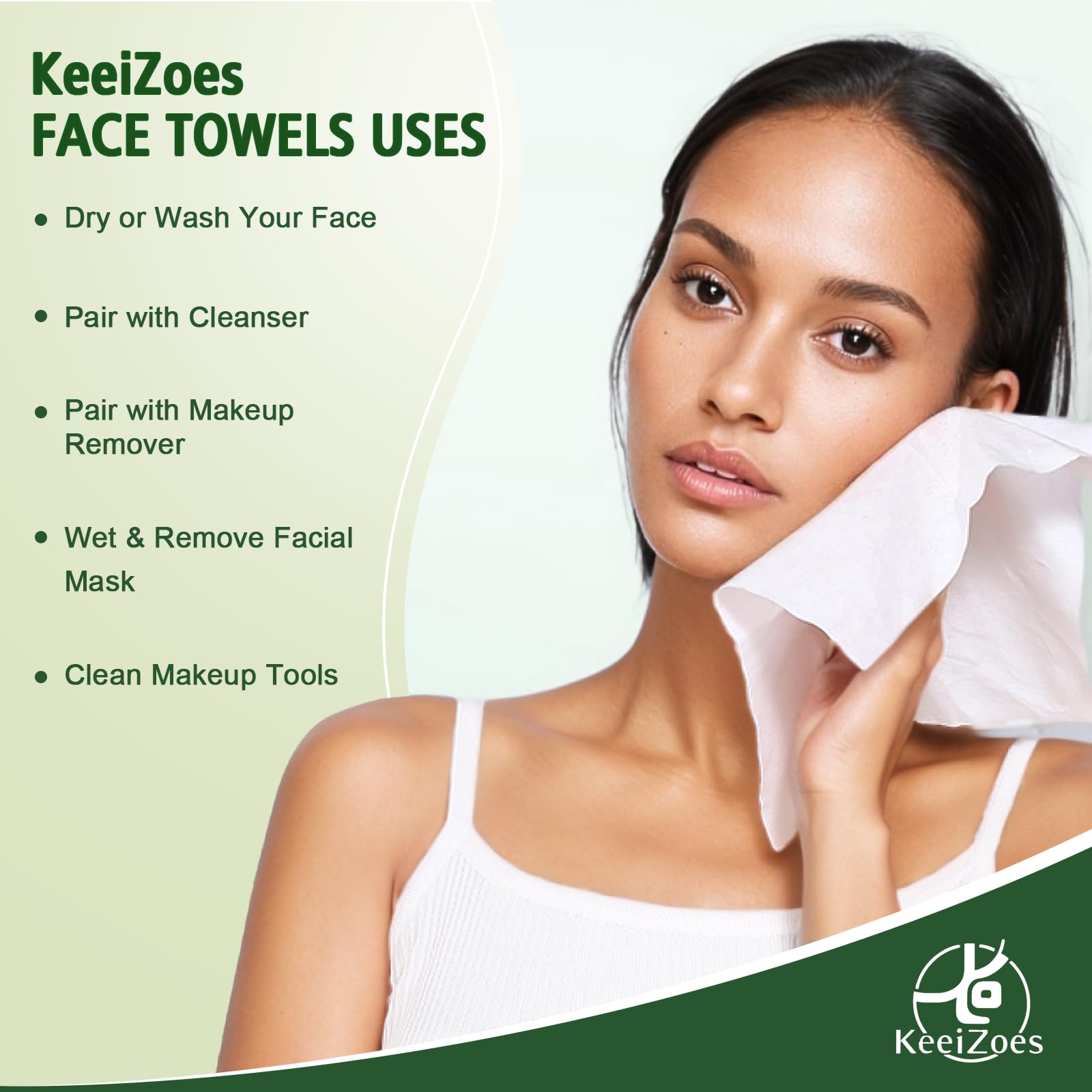 KeeiZoes used for quick baby hand and mouth cleaning with softness