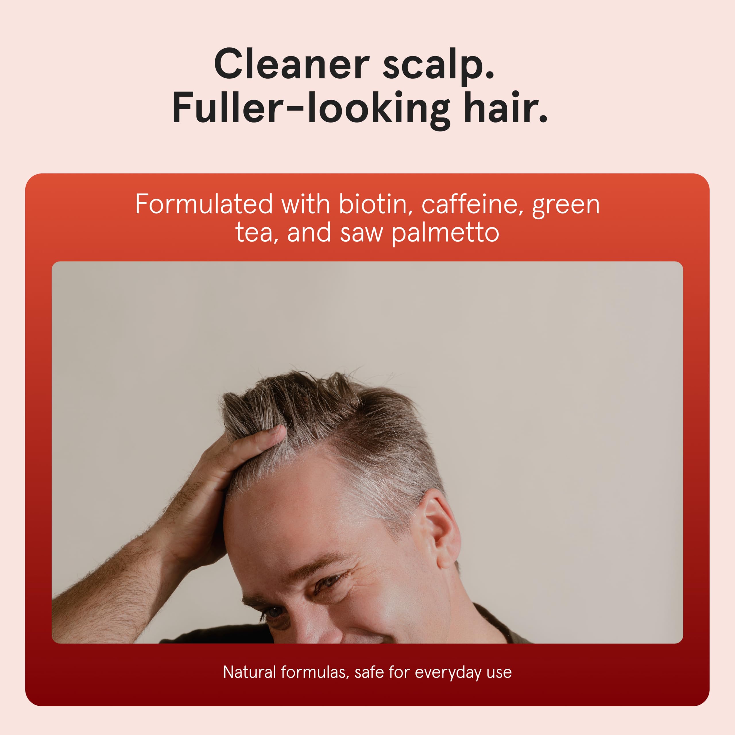 Keeps shampoo lather texture showing cleansing foam benefit