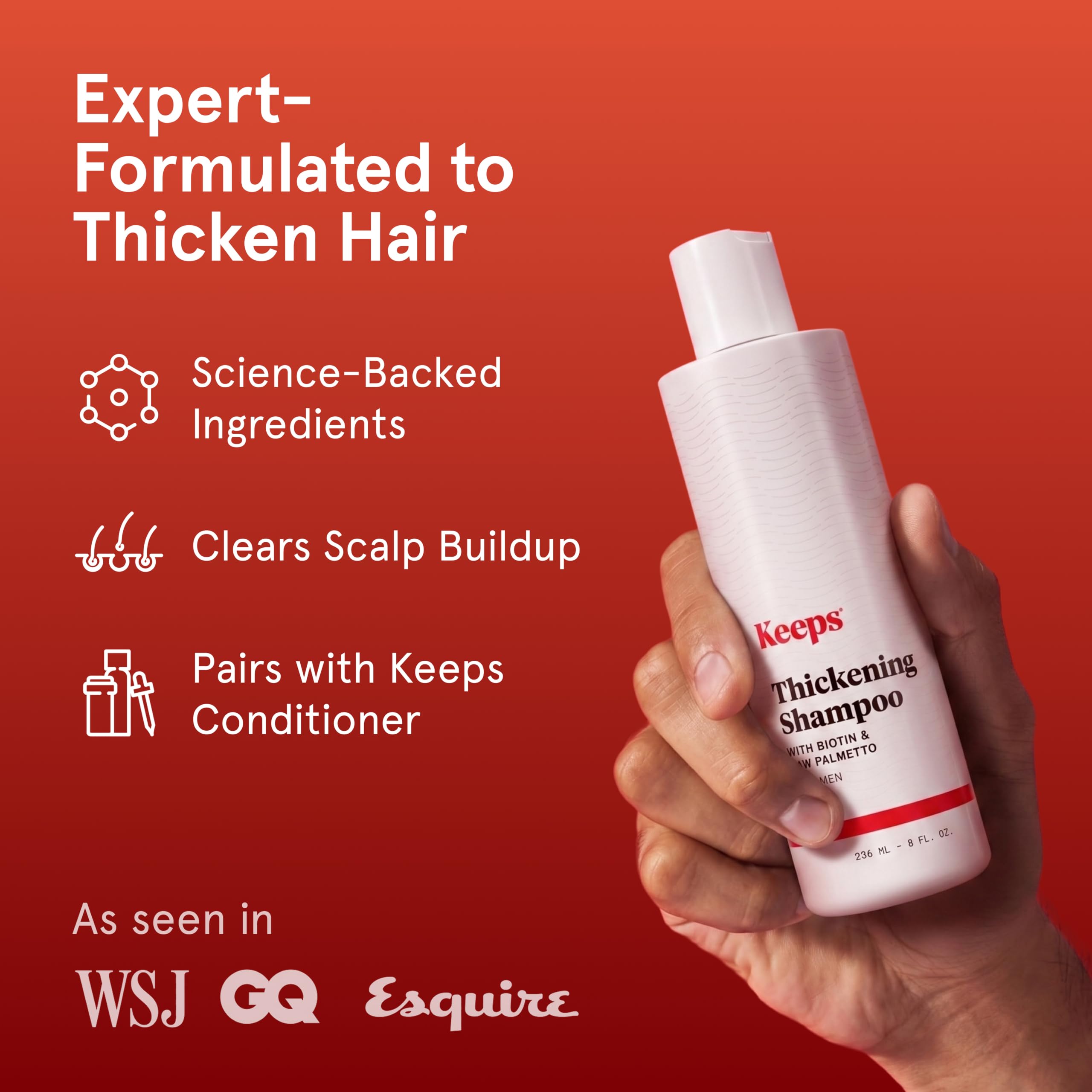 Keeps close-up label detail highlighting active ingredients