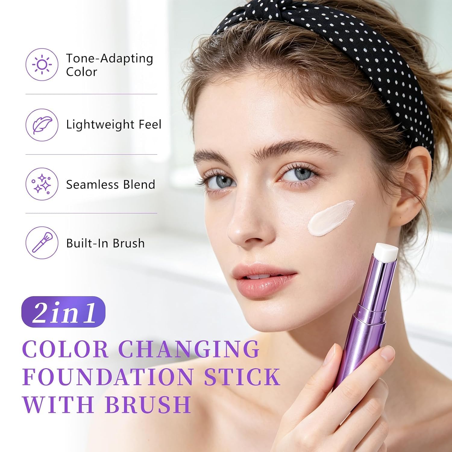 KEHOO Facelove inside a travel bag, ideal for on-the-go touch-ups benefit
