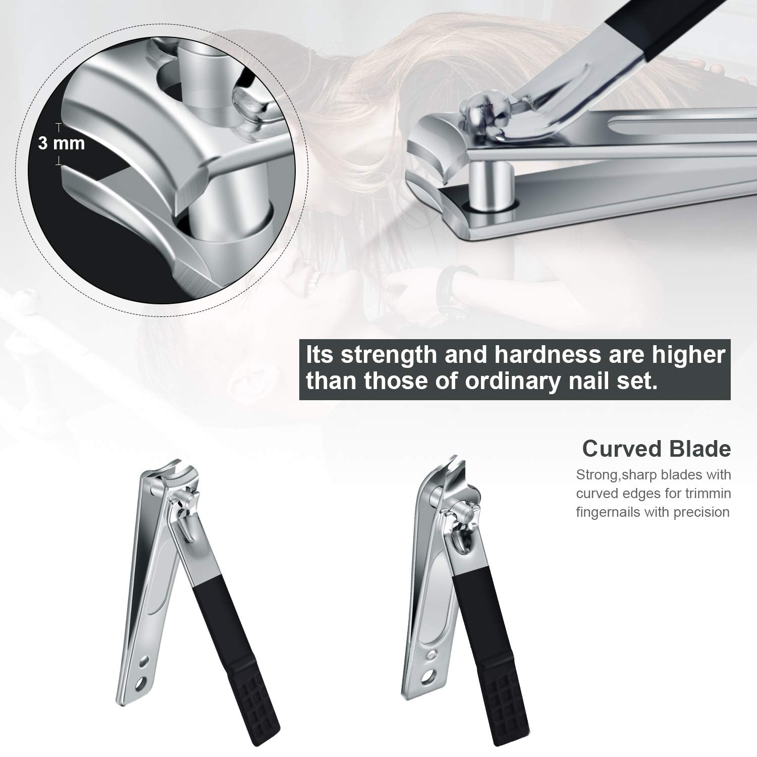 Keiby Citom cuticle nipper detail showing precise trimming control