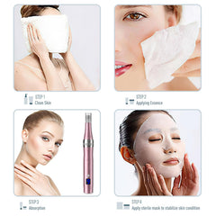 Kelmixa in-hand demonstrating easy at-home microneedling control