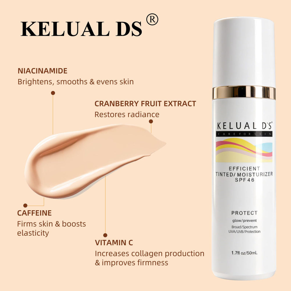 KELUAL DS open cap with creamy texture highlighting hydrating formula benefit