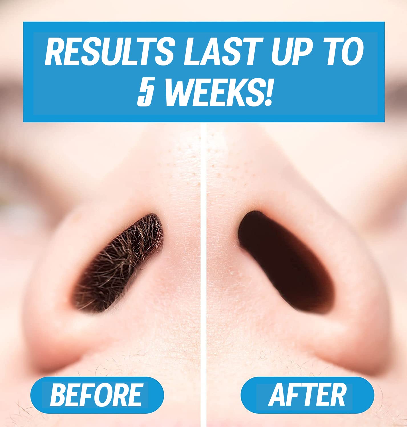 KENASHII tapered tip close-up for precise nasal hair targeting