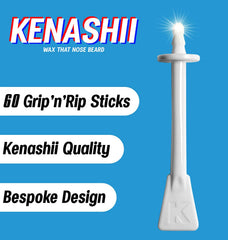 KENASHII textured handle detail for improved grip and control