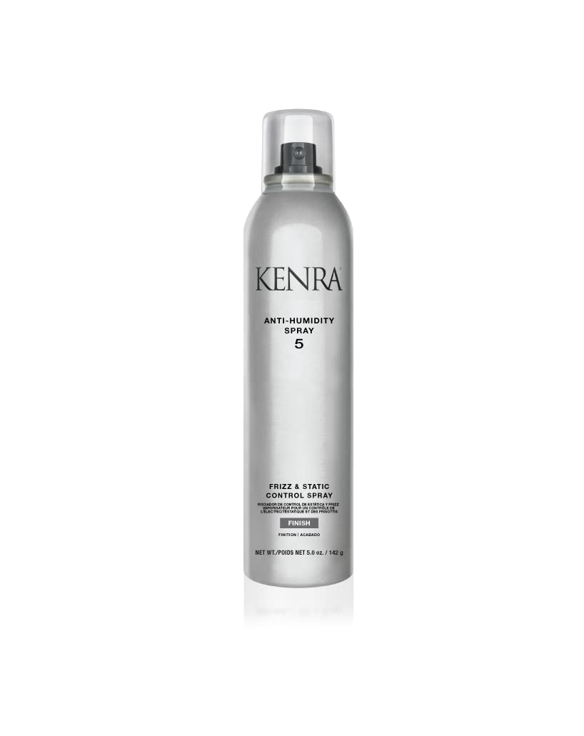 Kenra anti-humidity spray front packaging shows product benefit and finish