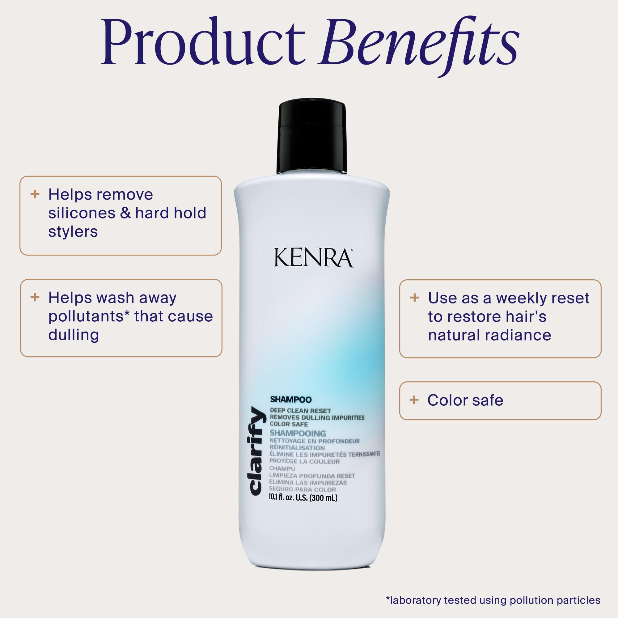 Kenra pump dispenser close-up for easy control and convenient application