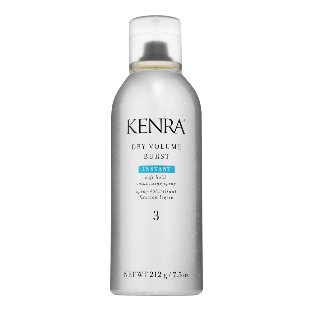 Kenra front packaging showing product and benefit of instant volume