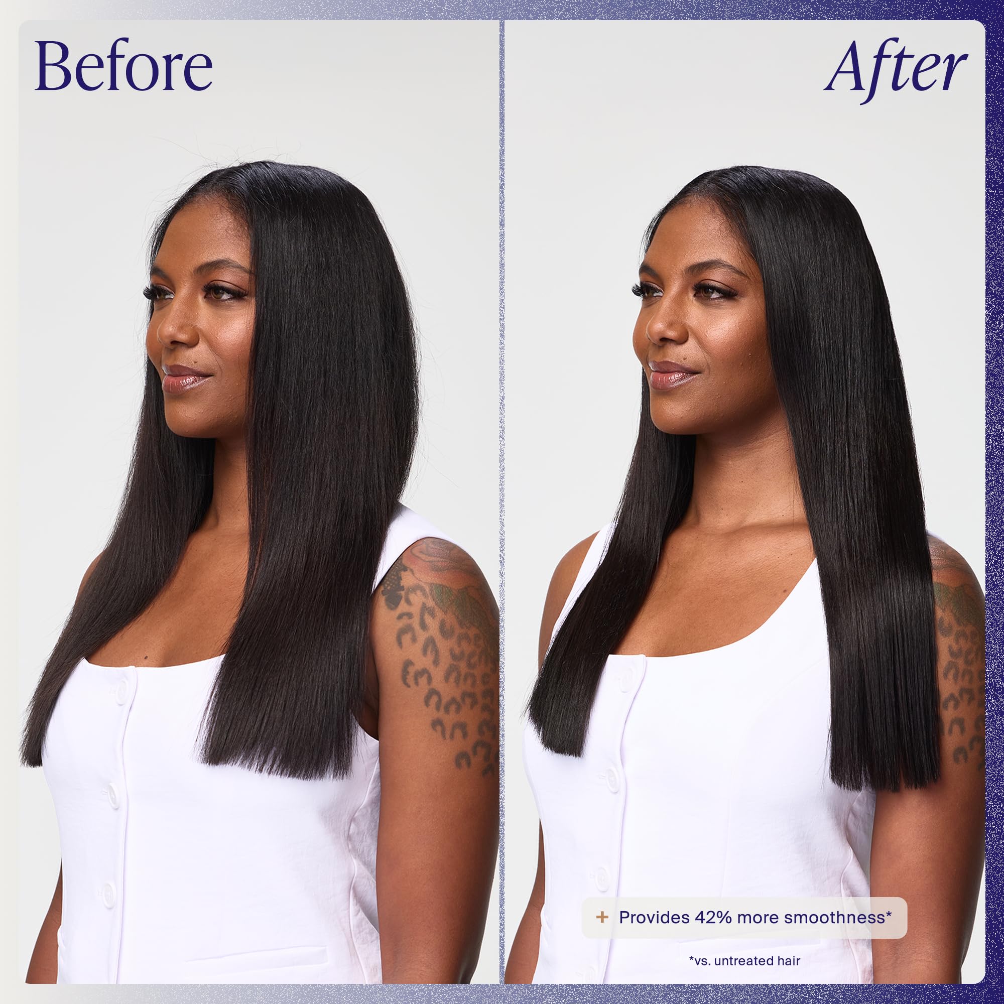 Kenra mist on styled hair in use showing added shine and smooth finish