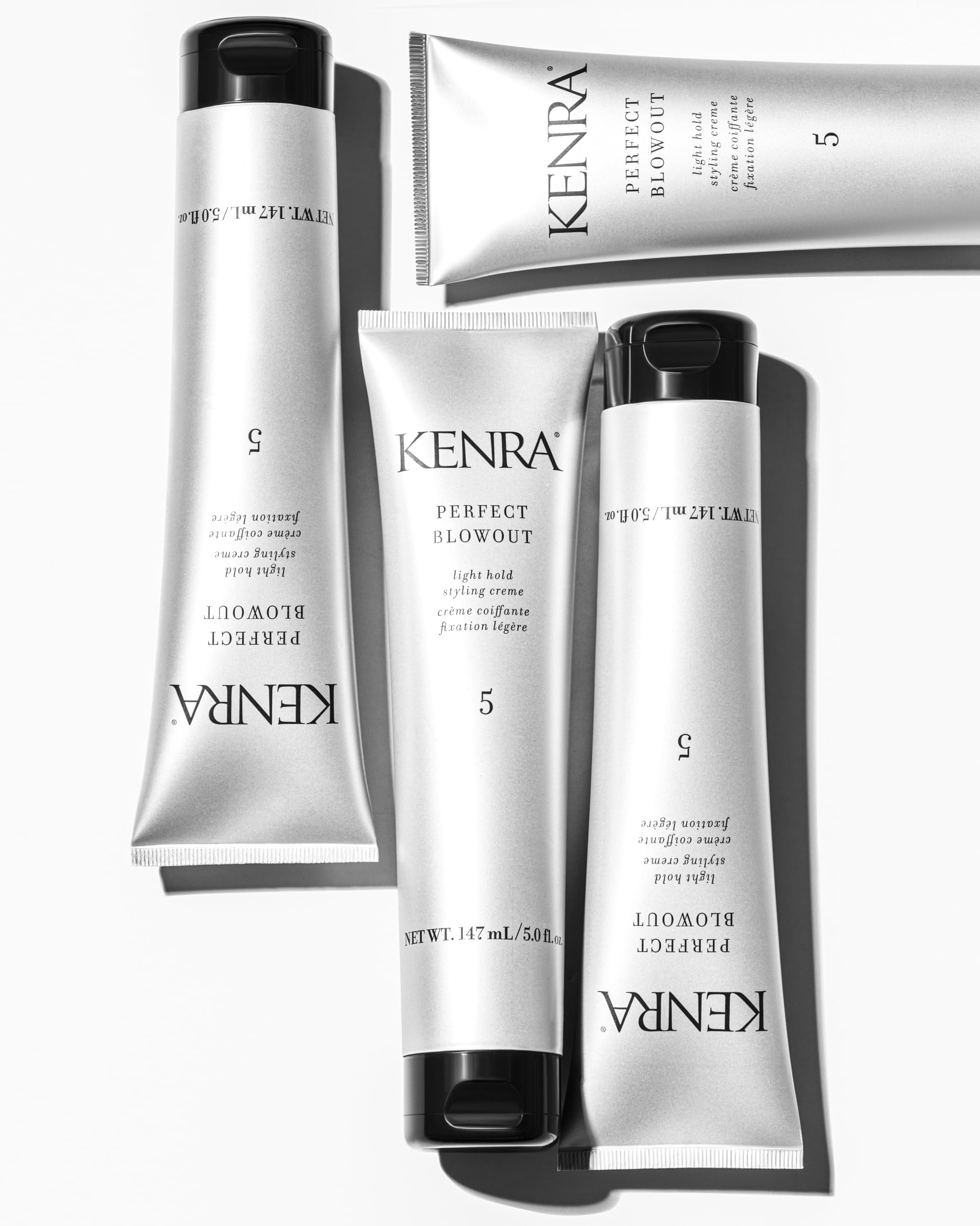 Kenra used during blowdry session demonstrating added body and frizz control