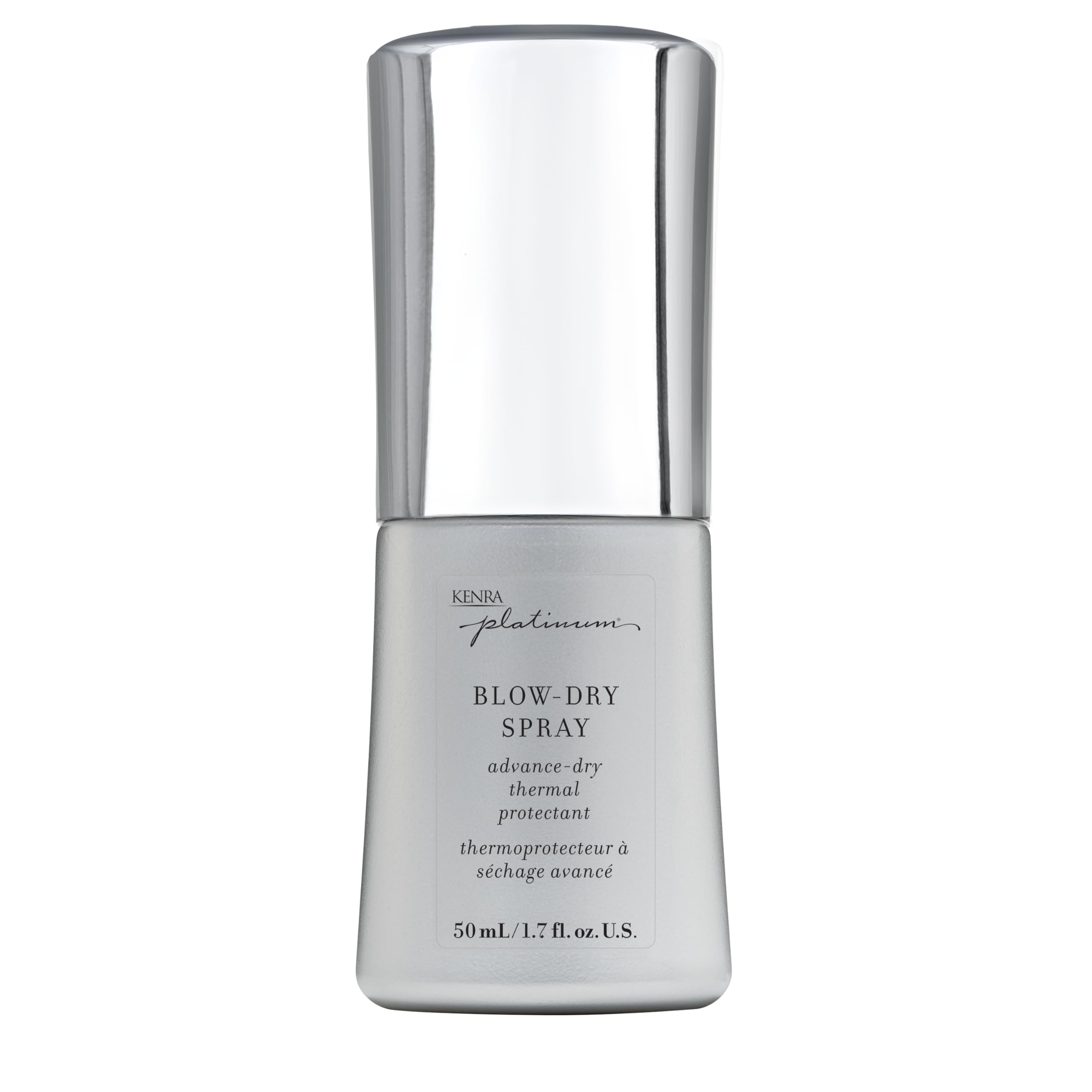 Kenra Platinum front packaging showing travel size and brand benefits