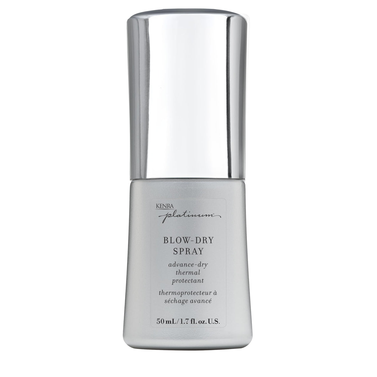 Kenra Platinum front packaging showing travel size and brand benefits