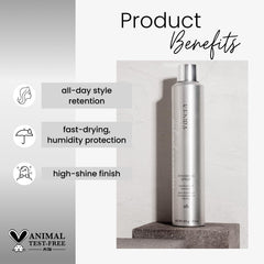 Kenra back label with ingredients and usage directions for clarity