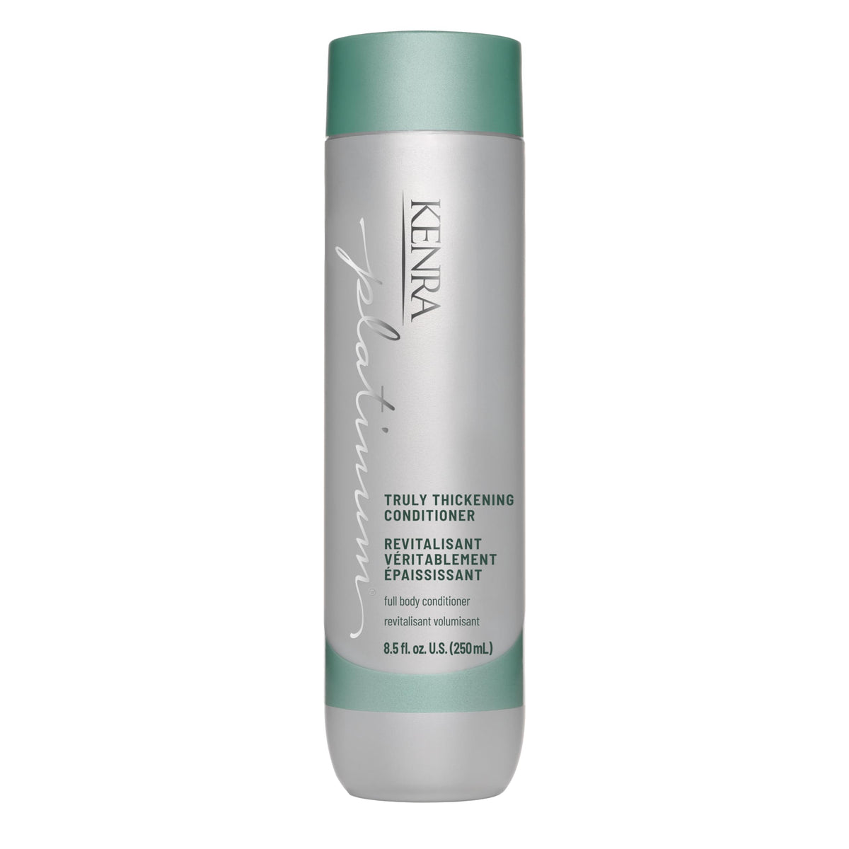 Kenra front packaging showing product and 8.5oz size for easy identification and purchase
