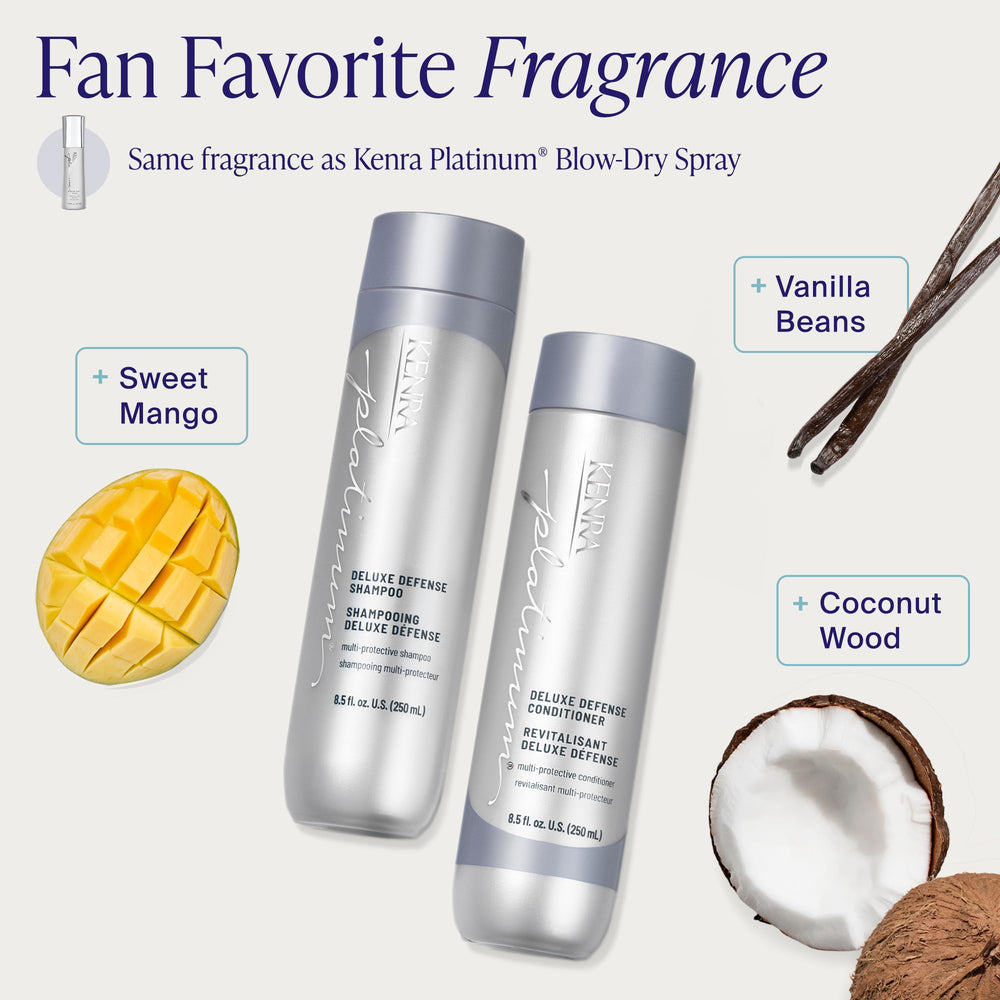 Kenra Platinum paired with conditioner to illustrate a complete defense routine