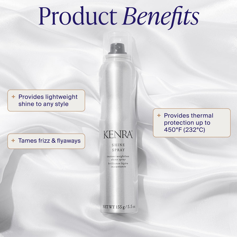 Kenra nozzle close-up illustrating superfine mist for even coverage