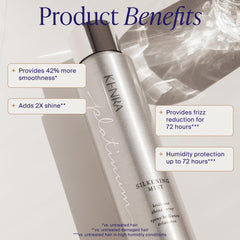 Kenra fine mist close-up demonstrating even spray and lightweight coverage benefit