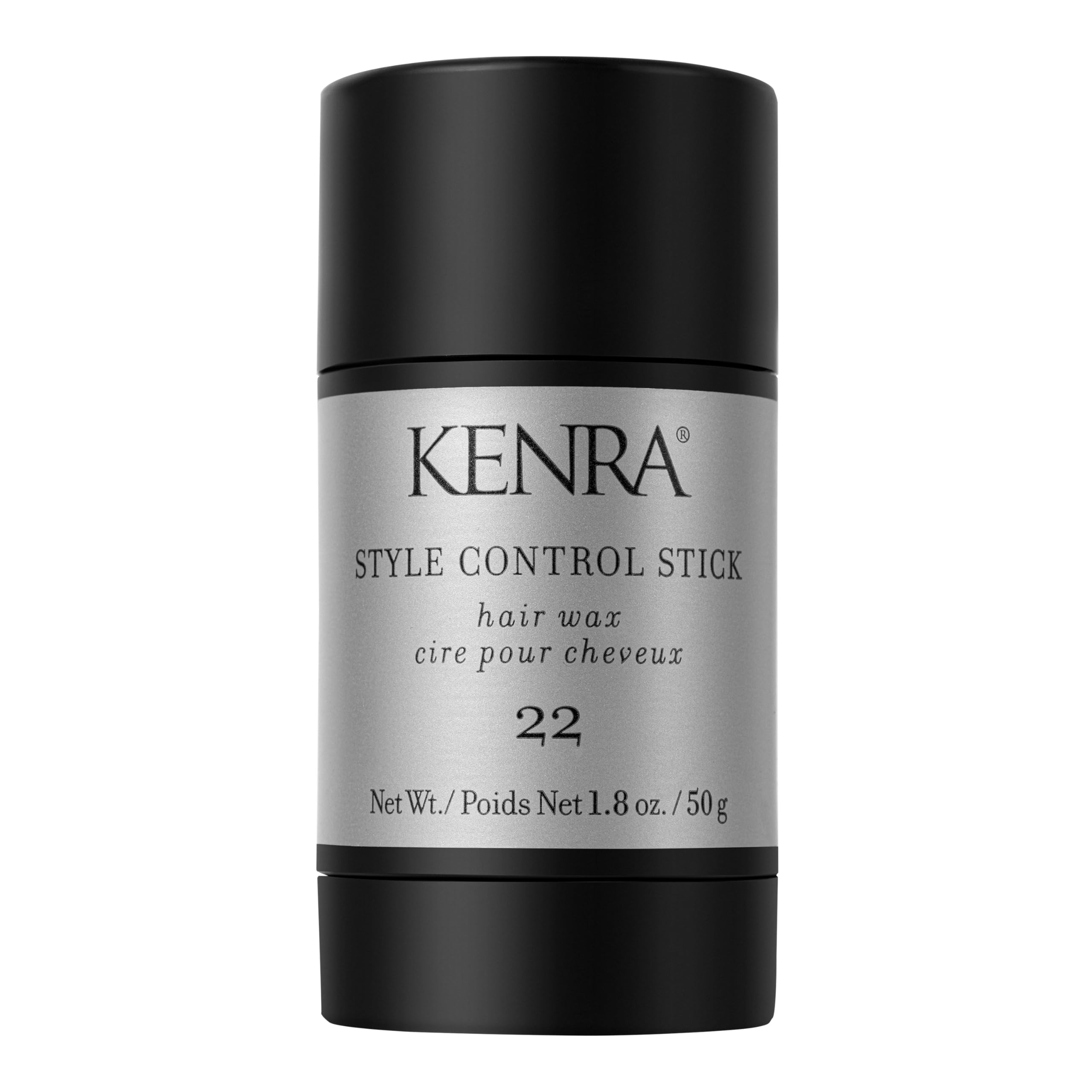 Kenra front packaging showing compact stick and product clarity benefit