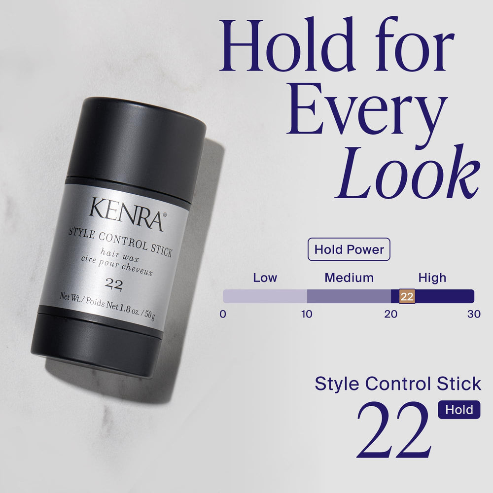 Kenra stick in hand smoothing edges showing precision styling benefit