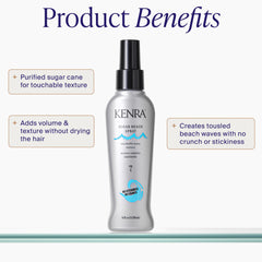 Kenra Sugar Beach Spray nozzle detail for even mist and lightweight hold