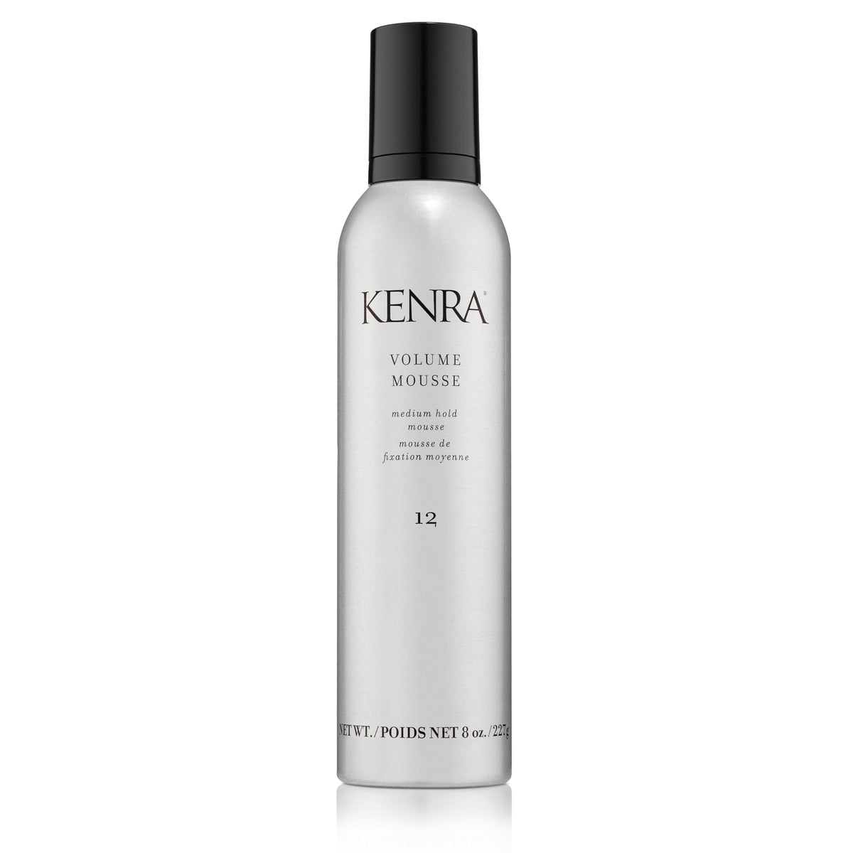 Kenra Volume Mousse 12 front packaging showing product and benefit of volume