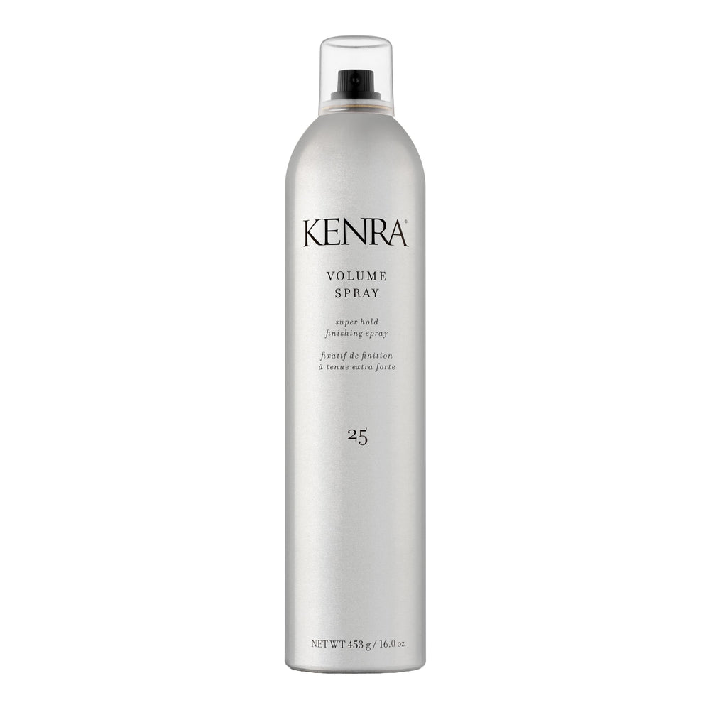 Kenra Volume Spray 25 front packaging showing product and branding for salon hold