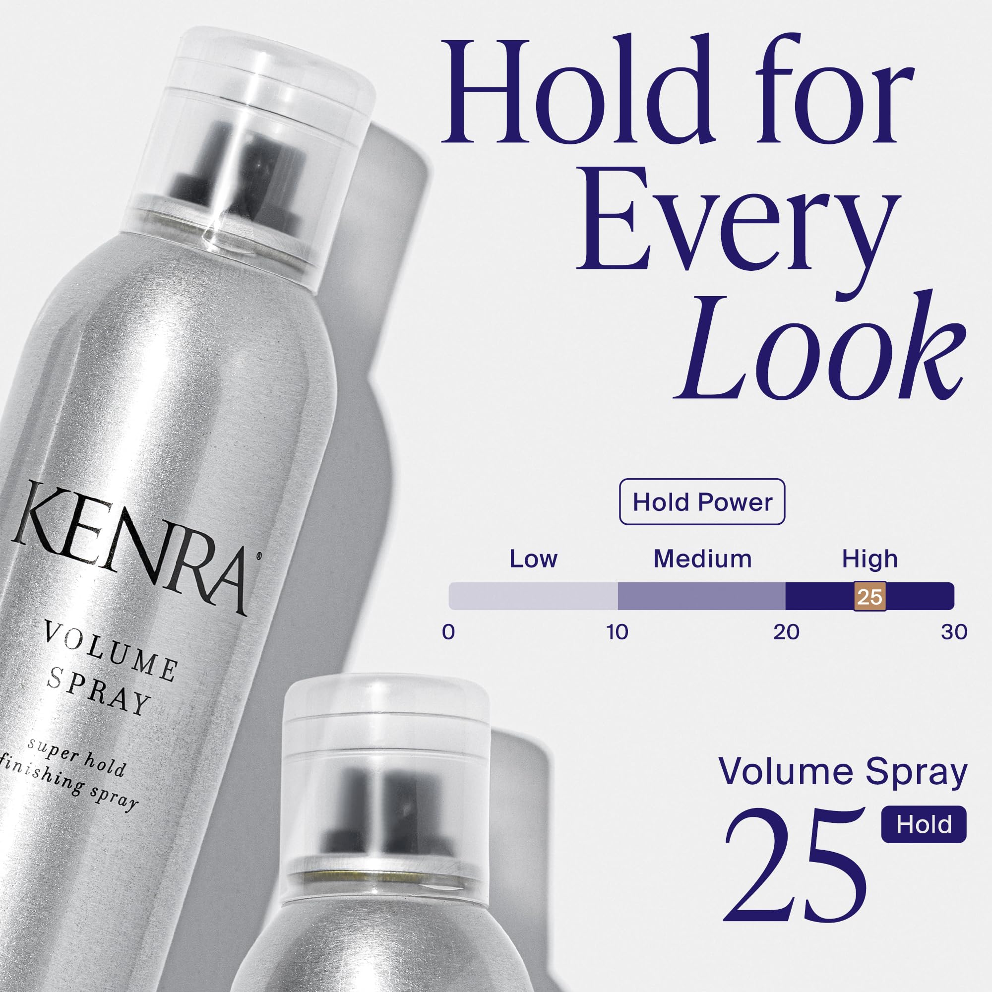 Kenra side label showing product information and benefits for informed use